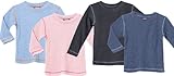 City Threads Big Boys' and Girls' Solid Thermal Tee Tshirt MADE IN USA
