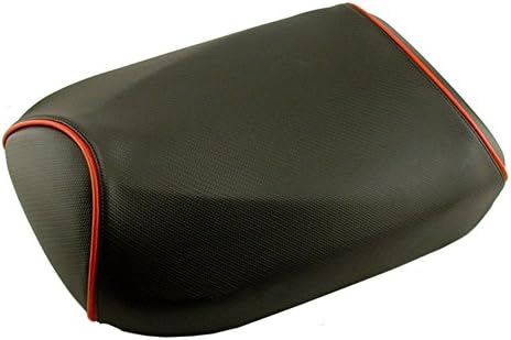 Honda Ruckus Cheeky Seats Black Carbon Fiber with Piping Seat Cover (Red Piping)