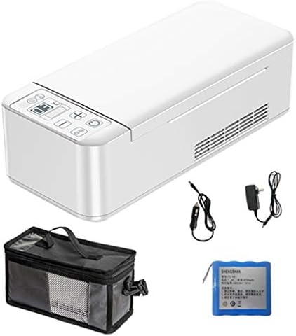 リチウム電池を備えたポータブルインスリンクーラー小医学冷蔵庫 1 バッテリーとusb冷蔵庫 車のためのホームケア医学冷蔵庫 トラベルボックス ホーム Size B With Battery