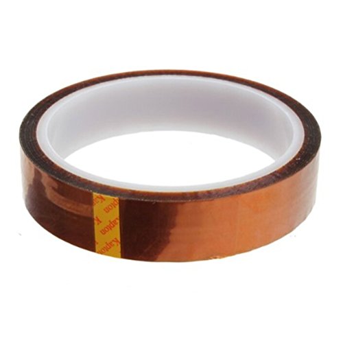 Heat Resistant Tape Sublimation Tape 20mm X100ft Heat Resistant Kapton Tape Polyimide Film Adhesive Tape (20mm33m)