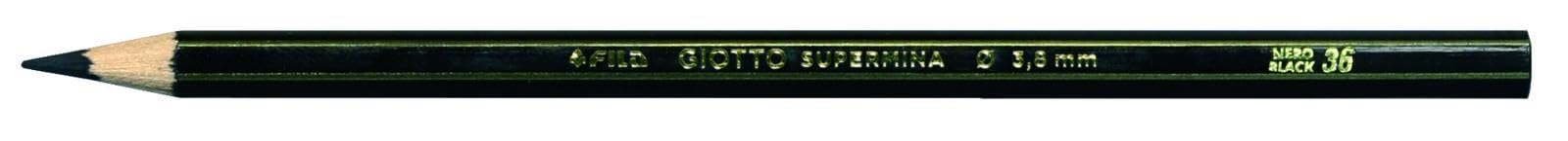 GIOTTO SUPERMINA 12 crayons, Black