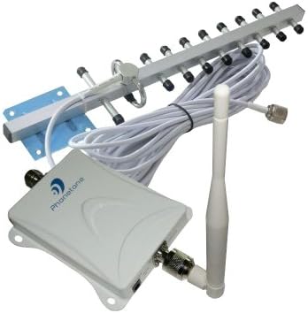 Large Coverage 70db PCS 1900MHz Cell Phone Mobile Signal Booster Repeater Amplifier Extender Full Kit with Outdoor Yagi and Indoor wireless Antennas