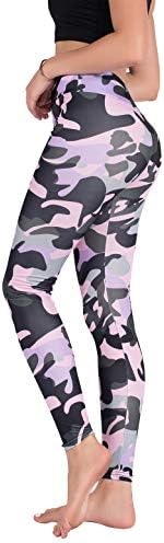 DrKr High Waist Yoga Pants Tummy Control Workout Leggings for Women