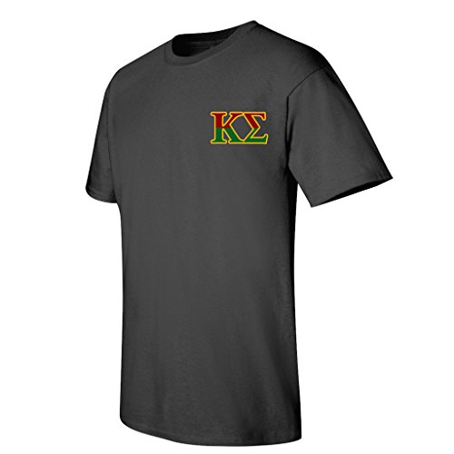 Kappa Sigma Standard Black T-Shirt - Most Wanted Man (xlarge)