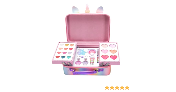 Martinelia - Maletín de maquillaje infantil con purpurina y unicornio,  colección Shimmer Paws : Amazon.es: Juguetes y juegos