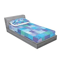 Ambesonne Sea Animals Fitted Sheet & Pillow Sham