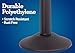US Weight ChainBoss Black Stanchion With 10' of Black Plastic Chain – Fillable Base