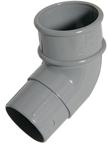 O' SO EEZY 50mm (Offset Bend) Grey Miniflo Guttering for shed, Porch, Conservatory, Out Building, etc Full Range NOT for Normal House guttering - Smaller