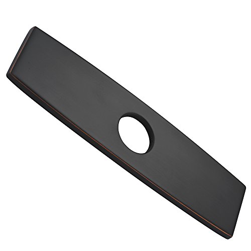 image for HUASONG 9.65 Inch Rectangle Stainless Steel Deck Plate Hole Cover Fauc