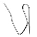 100 Pieces Metal Curtain Hooks, Drapery Curtain Hooks Pinch Pleat Pin On Window Curtain, Door Curtain and Shower Curtain
