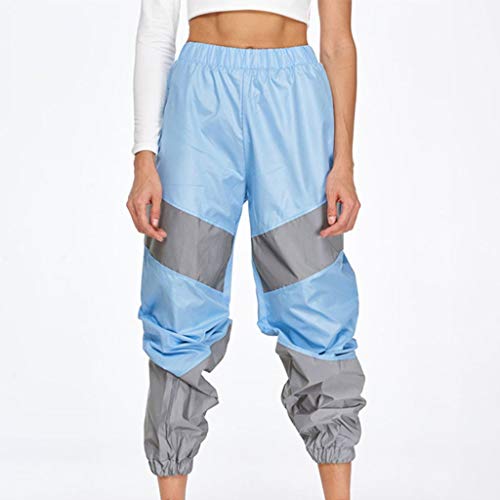 LISTHA Reflective Cargo Pants Women Overalls Street Shot High Waist Trousers