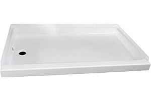 Specialty Recreation Shower Pan 24 X 40 White- Left Hand Drain