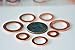 Swordfish 31740-110pc Copper Washer Flat Washer Ring Assortment