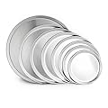 New Star Foodservice 50790 Aluminum Coupe Style Pizza Tray Pizza Pan