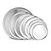 New Star Foodservice 51056 Pizza Pan / Tray, Coupe Style, Aluminum, 18 inch, Pack of 6