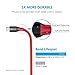 Anker PowerLine+ USB C to USB C Cable, 3ft, Power Delivery PD Charging for MacBook, Huawei Matebook, iPad Pro 2020, Chromebook, Pixel, Switch, and More Type-C Devices(Red)