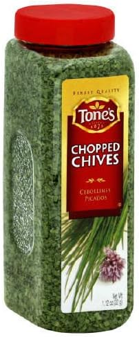 Tone's Chopped Chives - 1.12 oz. shaker (4 Pack)