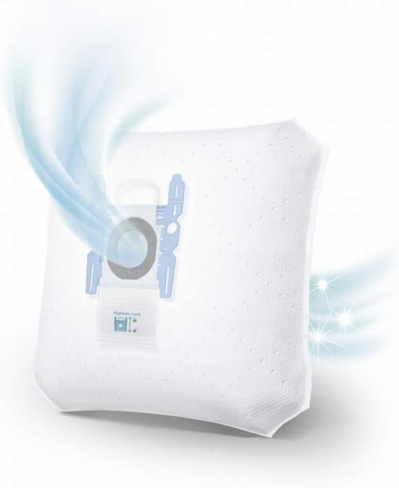 Siemens PowerProtect Staubsaugerbeutel VZ41FGALL (4 Stück), mit Verschluss, effizienter Motorschutz, 50% längere Nutzungsdauer, alle Baureihen außer VS08, VS01