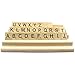 JPSOR Replacement Wood Racks Mahjong Tile Racks Wooden Replacement Letter Holders (Pack of 4)