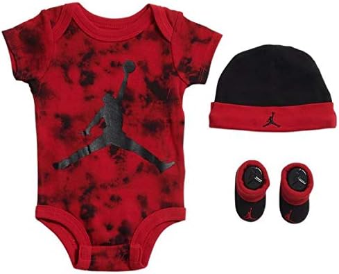 Amazon Co Jp Nike ナイキ ジョーダン 男の子用jordan タイダイプリント半袖ボディースーツ出産祝い3点セット Red Black ロンパース 靴下 出産祝い ベビー服 子供服 ギフト プレゼント 並行輸入品 服 ファッション小物