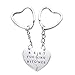 Bling Stars Best Fucking Bitches Keychain Best Friends BFF Lovers Engraved Heart Key Ring