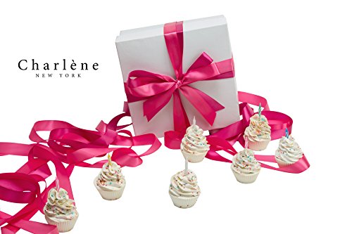 Charlene New York 8 Pack Mini Cupcake Soap - All Natural Handcrafted Ideal For Birthdays Gifts, Party Favors - Made In USA (8-2oz Soaps)