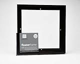 Ampersand Floaterframe for Wood Panels, 1.5 Inch Depth, Bold, 12X12 Inch, Black (FBOLD151212B)