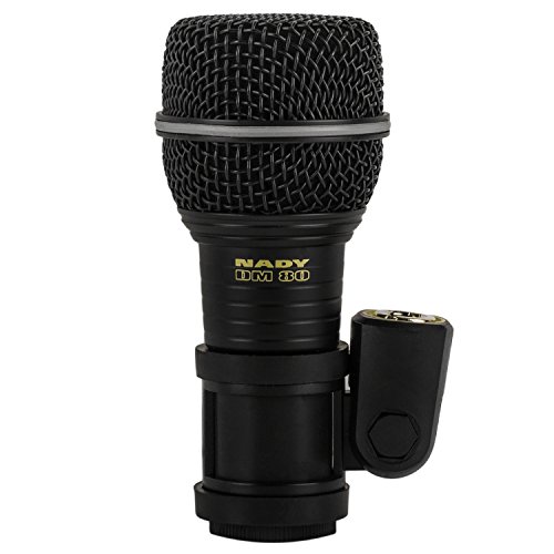 Nady DMK-5 Five Piece Drum Microphone Kit - Includes four DM-70 tom/snare microphones, one DM-80 kick drum microphone, and a foam-lined storage case - Thumbnail 2
