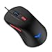 Gamerz GMZ-M3 DPI 6 LED Lights Optical Wired Gaming Mouse, Black/Red