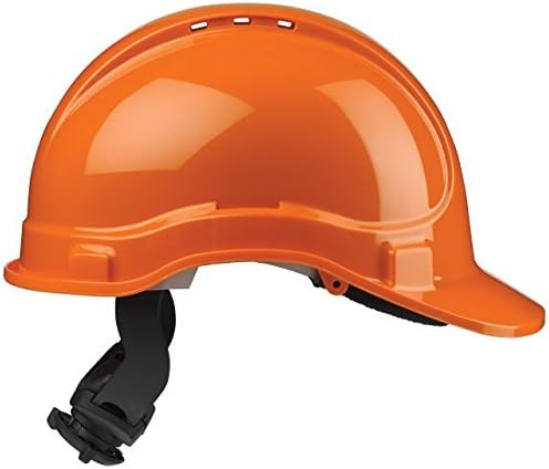 Scott Safety HC325/VO Ratchet Helmet with Terry SB, Vented, Orange