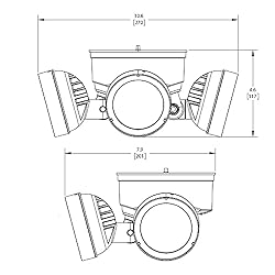 HALO TGS Outdoor Integrated LED Flood & Security