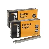 Bostitch Premium Standard Staples, Full-Strip, 0.25 Inch Leg, 5,000 per Box (SBS191/4CP)