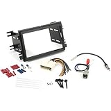 Scosche ICFD6BN Double DIN Radio Installation Dash Kit Compatible with Select 2007-2010 Ford and Mercury Vehicles - Complete Basic Aftermarket Car Stereo Install Kit - See Fit Guide Image for Vehicles