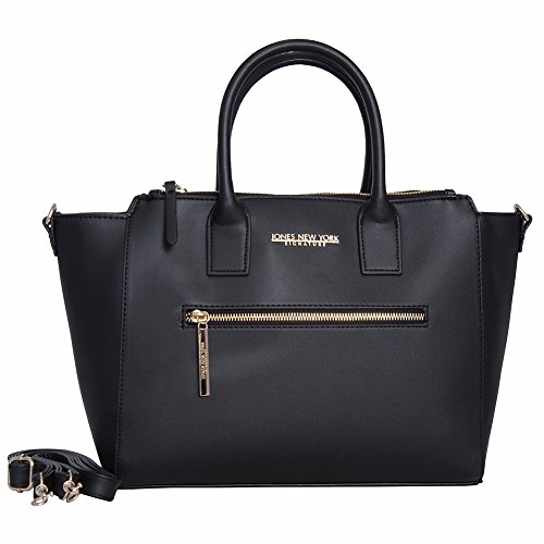 Jones new york signature sofia satchel bag (black)