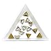 10pieces Charming Crystal Big Size Nail Art Diamond Sharp Botton 6mm Triangle Nail Rhinestone Diy Nail Salon Beauty Decoration (6mm triangle)