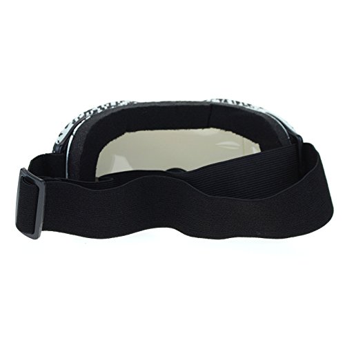 Ski Snowboard Goggles Anti Fog Shatter Proof Black Lens Digital Pixel Print