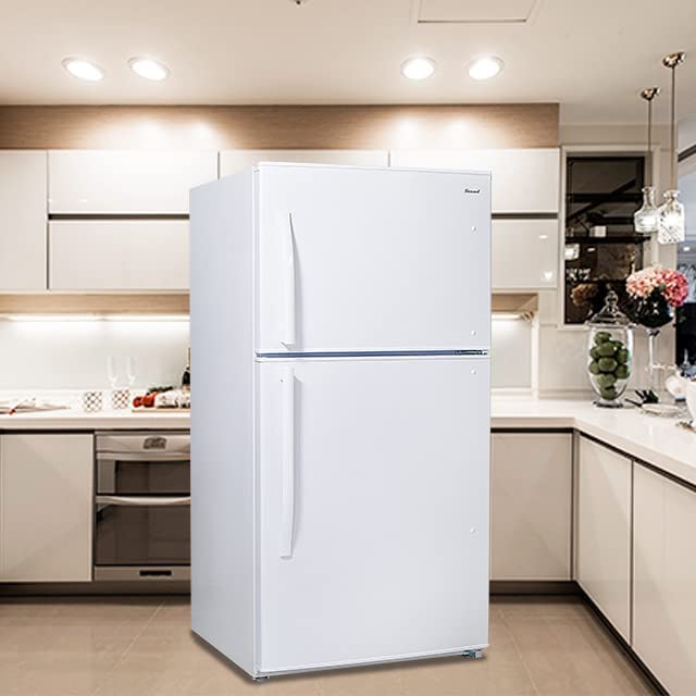 SMETA Refrigerators for Kitchen Top Upright Freezer Refrigerator 21 Cu