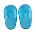 1Pair(2pcs) Blue Soft Plastic Salon Hairstyle Hair Washing/Dye Ear Cover Guard Protector Best for Home/Barbershop