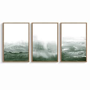 signwin 3 Piece Framed Canvas Wall Art Fog...