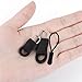 Willbond 32 Pieces Zipper Pulls Zipper Replacements Zip Fixer Repair Zip Pull Tags for Clothes, Bags, 2 Styles, Black Color