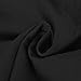 Celmia Women's 3/4 Sleeve Round Neck Solid Loose Long Maxi Dress Cotton Gown with Side Pockets Black 2XL