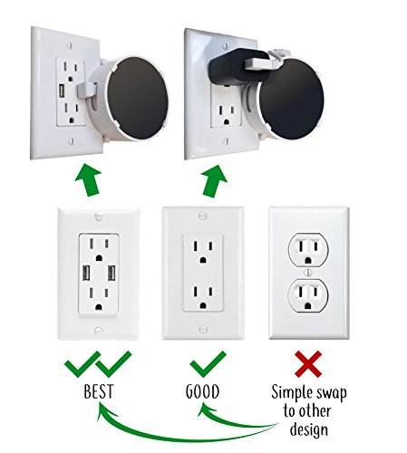The Lock Mount for 2nd Gen Voice Assistants by Dot Genie: The Lockable Mount for Businesses, Schools, Breakrooms, Waiting Rooms, Offices, VBROs, Homes and Every Other Public Place (White, 1-Pack)