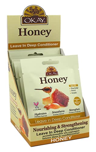 Okay Leave-In Deep Conditioning Packettes Honey (12 Pieces)