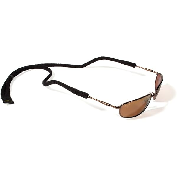 Croakies Lycra Floater Morbido Occhio/Occhiali da Sole Fermo Rosso