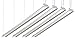 HyperSelect LED Shop Lights, 4ft Garage Utility LED Light Integrated Fixture, 35W (100W Eq.),3800 Lumens, 5000K, DLC 4.2, Clear Cover - Perfect for Garages, Workshops, Warehouses and Barns - 4 Pack