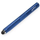 BoxWave Trignetic Capacitive Stylus for the Lenovo IdeaTab S2110 - Magnetic Stylus - Triangular Design Barrel with Rubber Thumb Pad for Added Grip and Comfort (Lunar Blue)