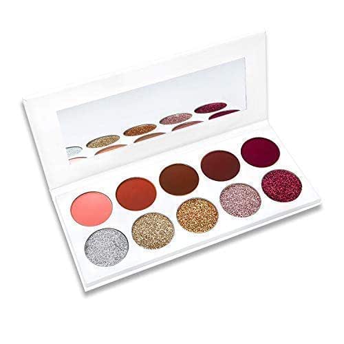 Dazzle Me Up 10 Color Eye Shadow Palette Pressed Glitter