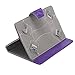 7 inch Tablet Protective Case, Stand Holder,Portable Foldable and Solid Stand Case Compatible with All Universal 7 inch 16:9 Tablets PC(Purple)