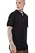 INFLATION Men's Cotton Short-Sleeve Polo Shirts Classic Collared T Shirt Men