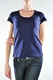 Women's Short Cap Sleeves Scoop Neck Tee T Shirt Cotton Top Plus Size